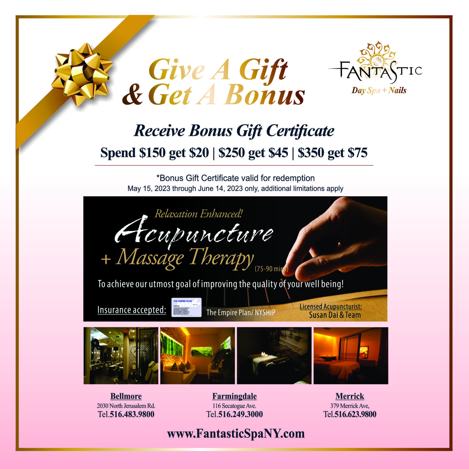 Fantastic Day Spa & Nail Salon in Bellmore and Farmingdale